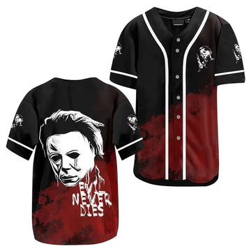 Michael Myers Red Black Baseball Jersey