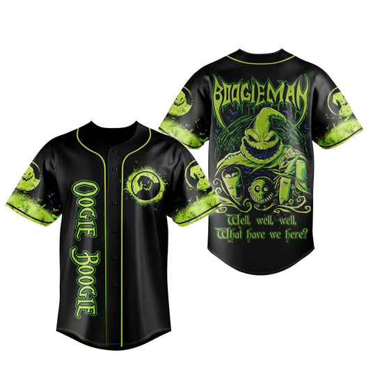 Oogie Boogie Well Well Well Baseball Jersey