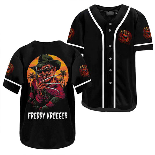Freddy Krueger Horror Baseball Jersey