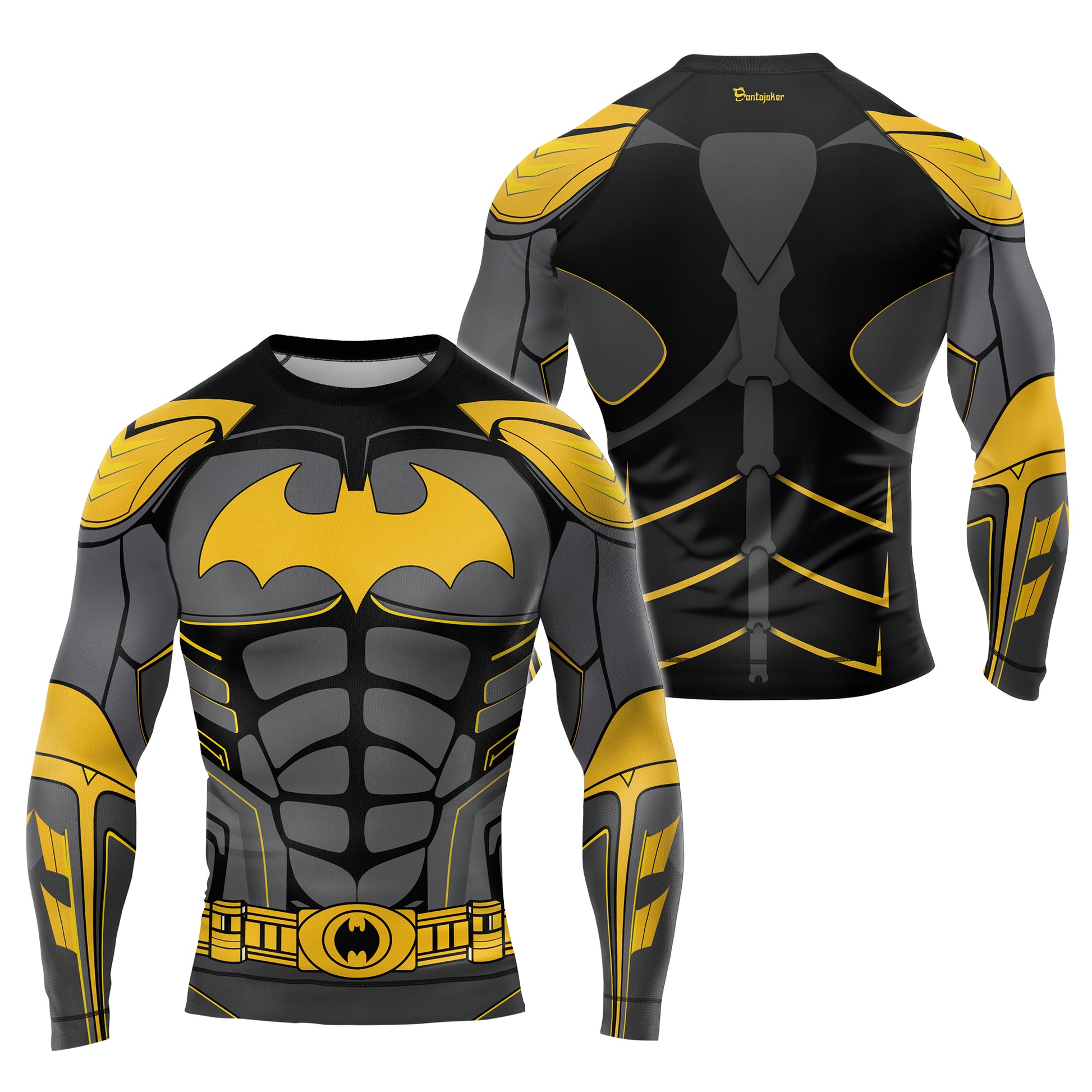 Yellow Bat Knight Armor Men's Long Sleeve Rash Guard | Rash Guard