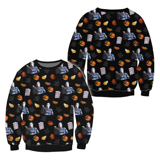 Michael Myers Pumpkin Halloween Sweatshirt