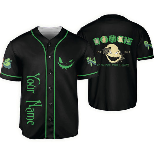 Personalized The Nightmare Before Christmas Boogie Baseball Jersey