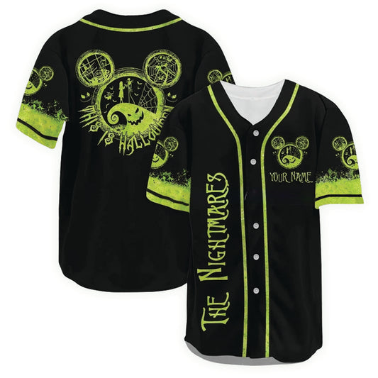 Personalized Jack Skellington This Is Halloween Baseball Jersey