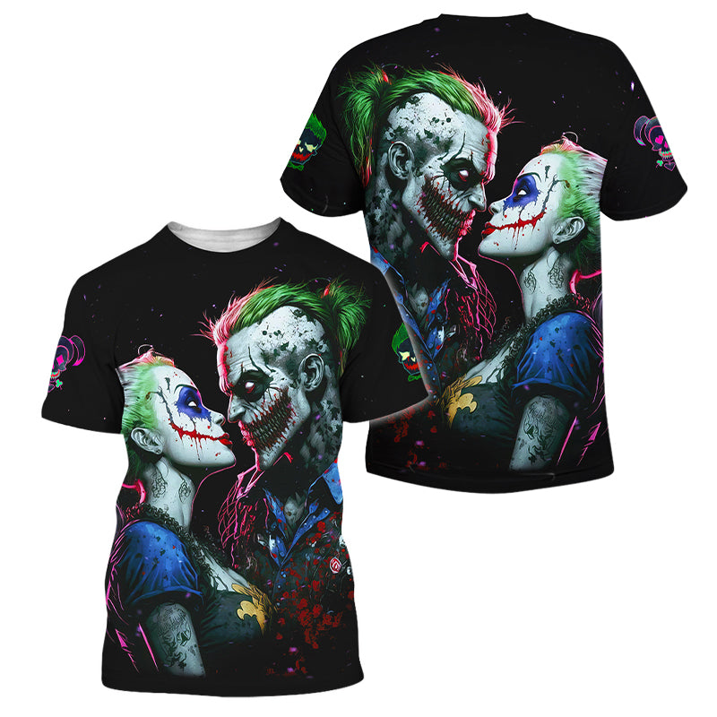 Joker And Harley Quinn Horror T-shirt