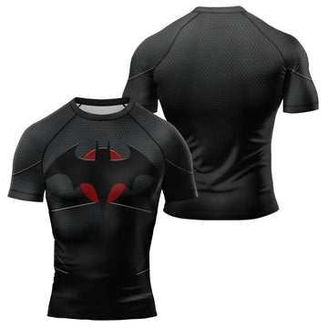 Bloodmoon Bat Men's Short Sleeve Rash Guard