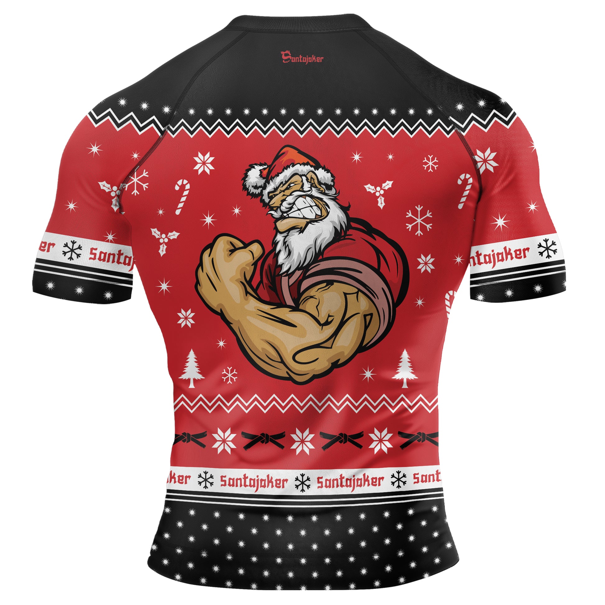 Merry Liftmas Men's Short Sleeve Rash Guard