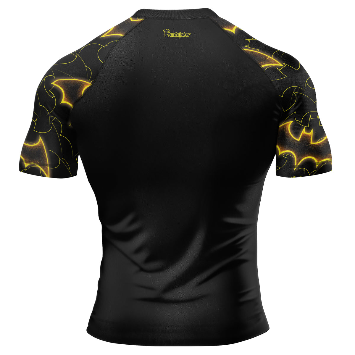 Golden Shadow Bat Men's Short Sleeve Rash Guard