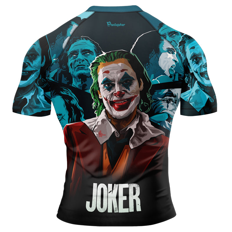 The Joker Movie Men's Short Sleeve Rash Guard