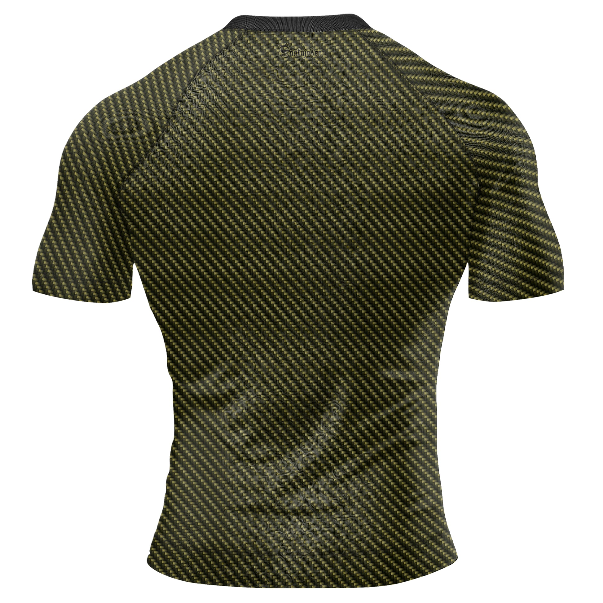 Bronze Bat Wing Men's Short Sleeve Rash Guard