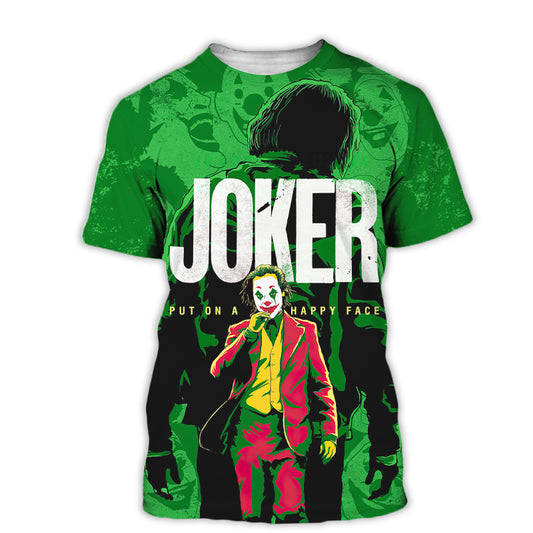 Joker Put On A Happy Face Green T-shirt