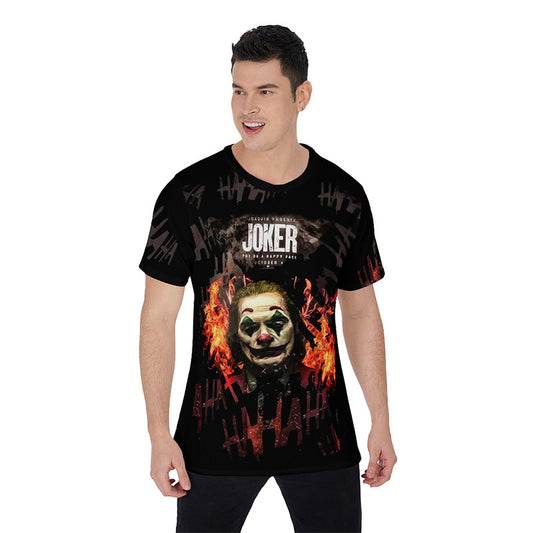 The Joker Put On A Happy Face Black T-shirt