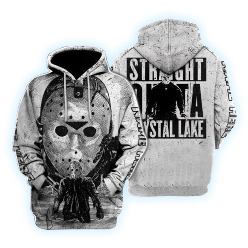 Personalized Jason Voorhees Straight Outta Crystal Lake Hoodie