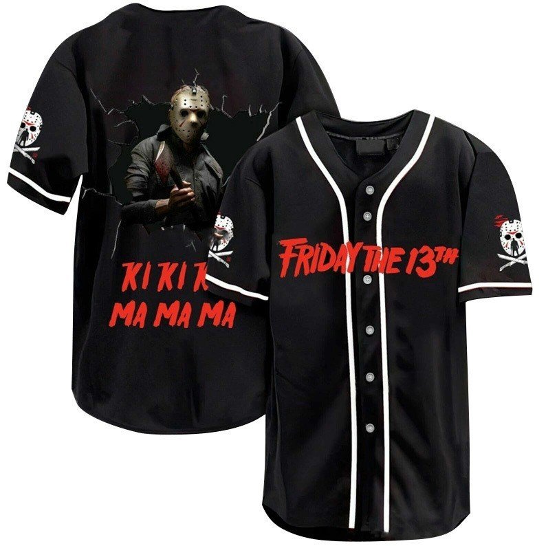 Jason Voorhees Friday The 13th Baseball Jersey