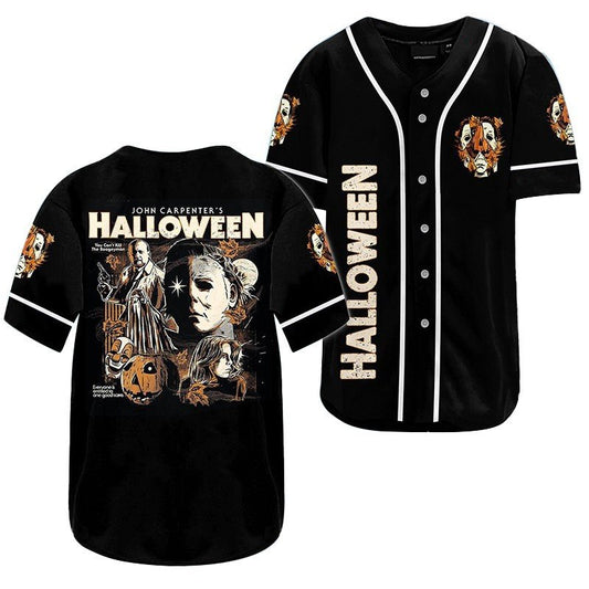 Halloween You Can't Kill The Boogeyman Baseball Jersey