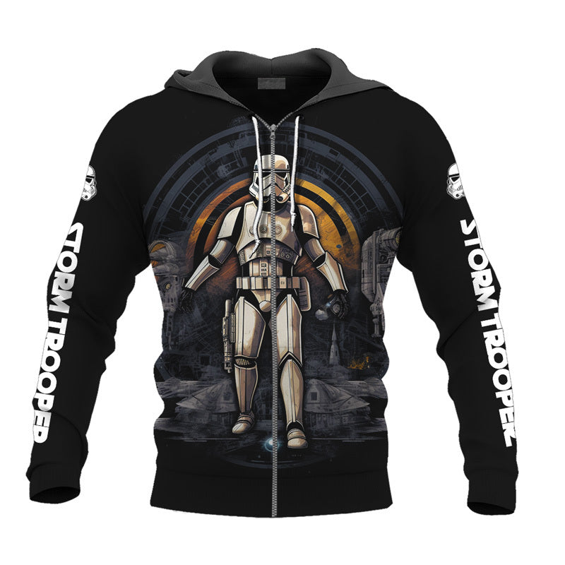 Stormtrooper Spaceship Zip Hoodie