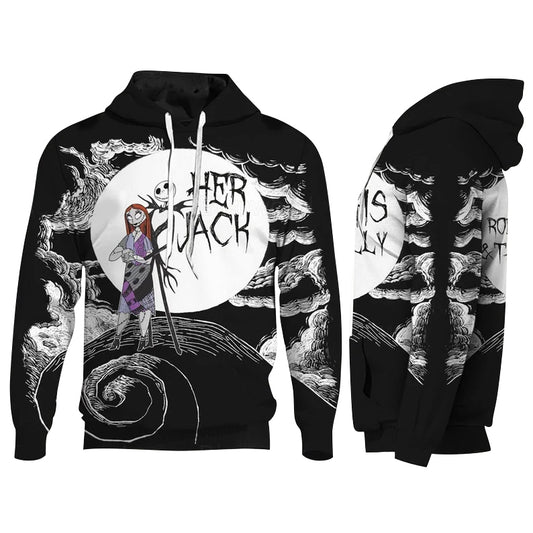 Her Jack His Sally Couple Hoodie