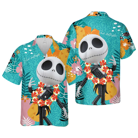 Jack Skellington Summer Vibe Hawaiian Shirt