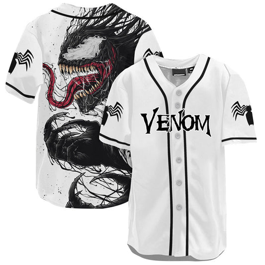Venom And Spider Baseball Jersey