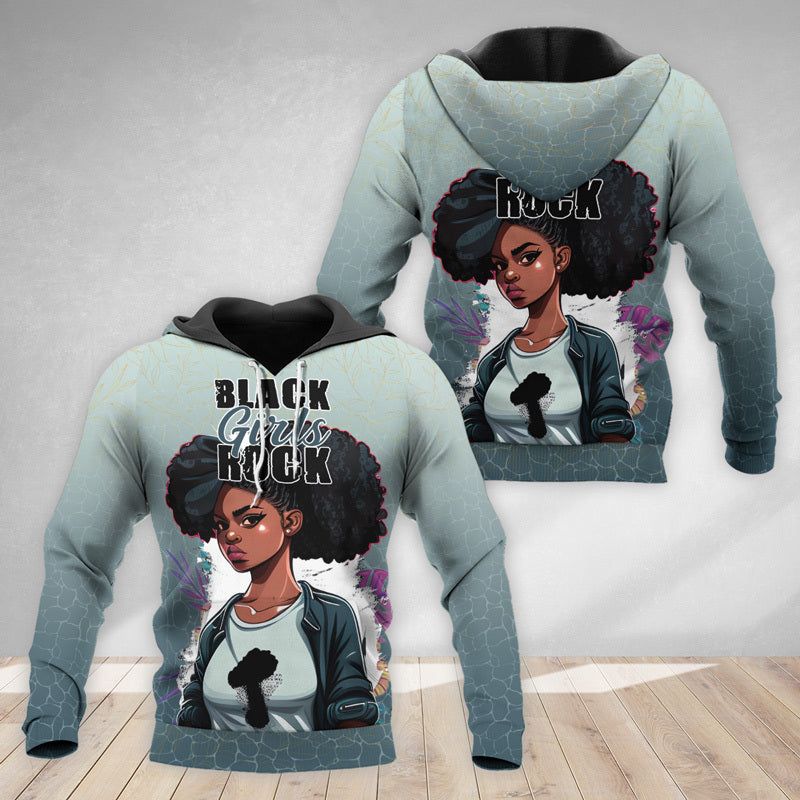 Black Girls Rock Unique Style Hoodie 