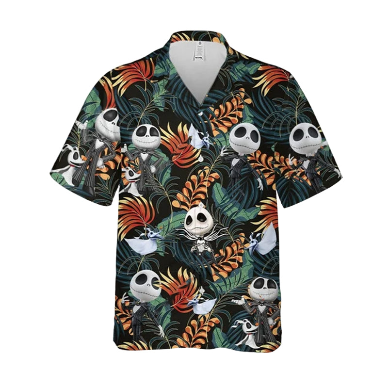 Jack Skellington Summer Tropical Hawaiian Shirt