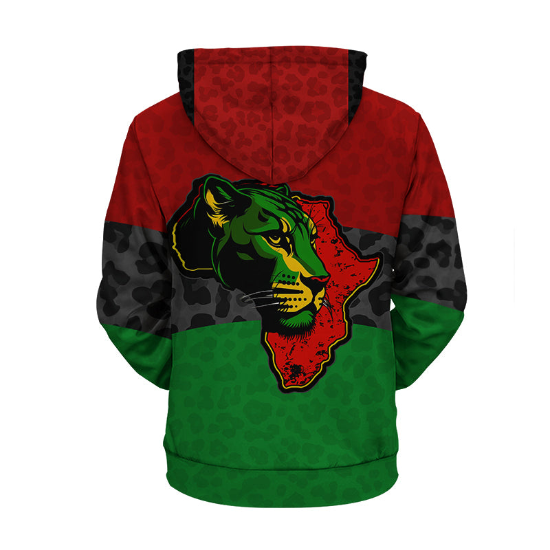 The Flag Of The African Panther Hoodie 