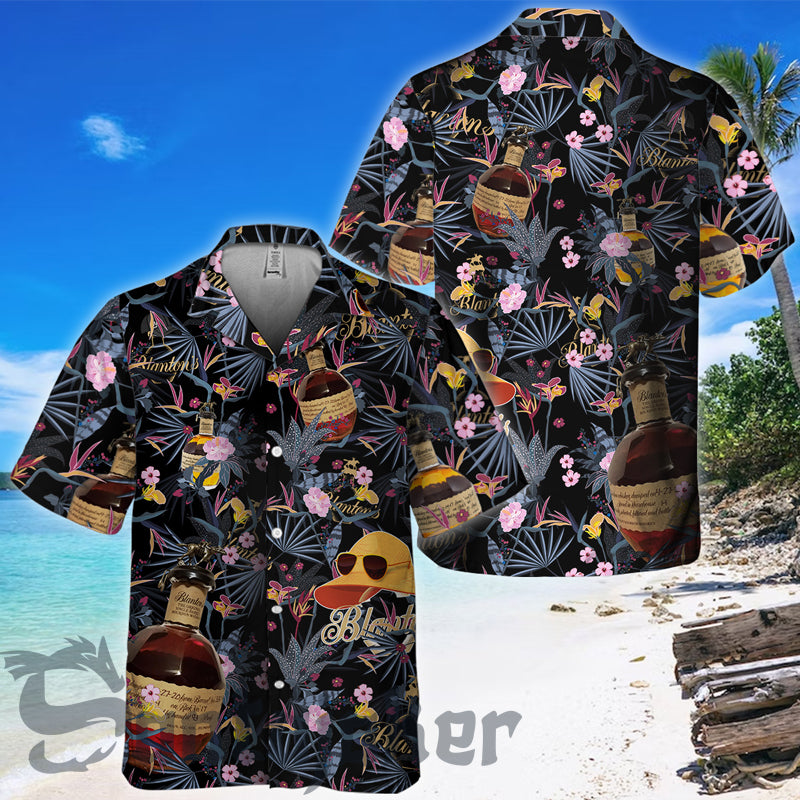 Dark Tropical Brown Blanton's Hawaiian Shirt