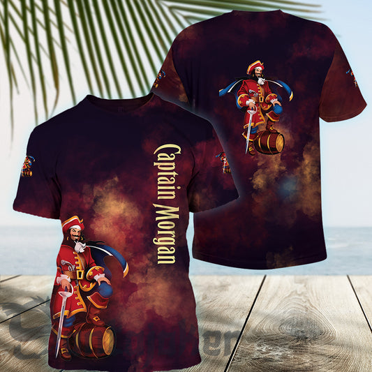 Captain Morgan Colorful Smoke T-shirt