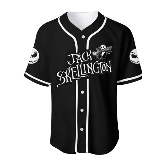 Jack Skellington & Zero Baseball Jersey