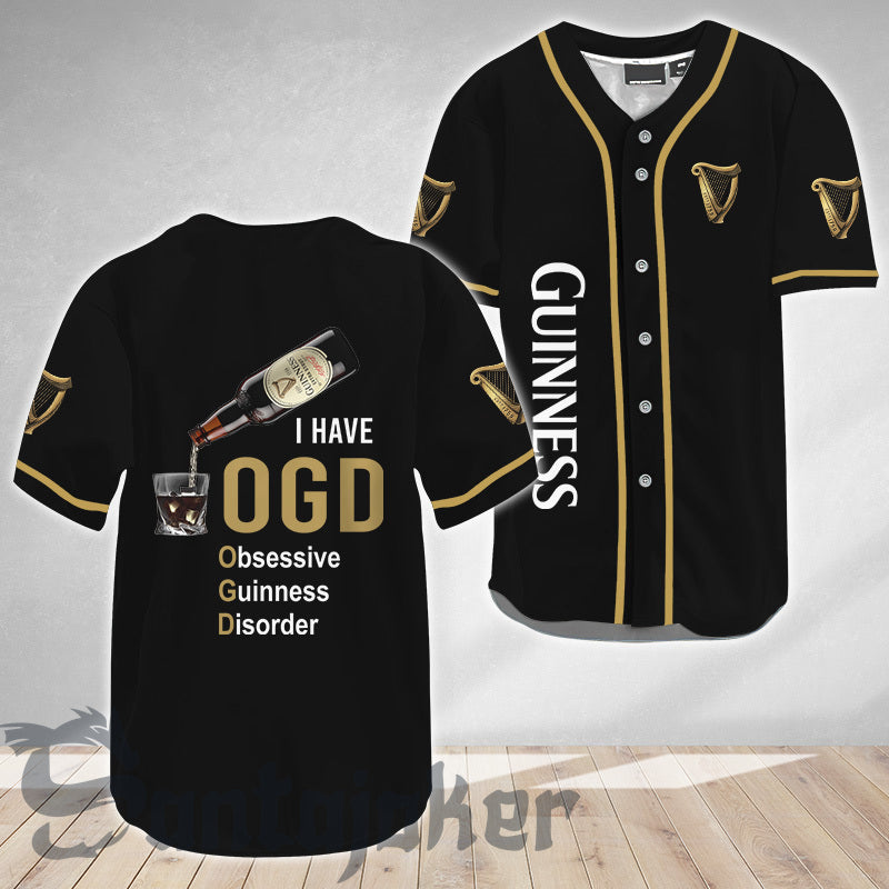 Guinness Beer I Have OGD Baseball Jersey