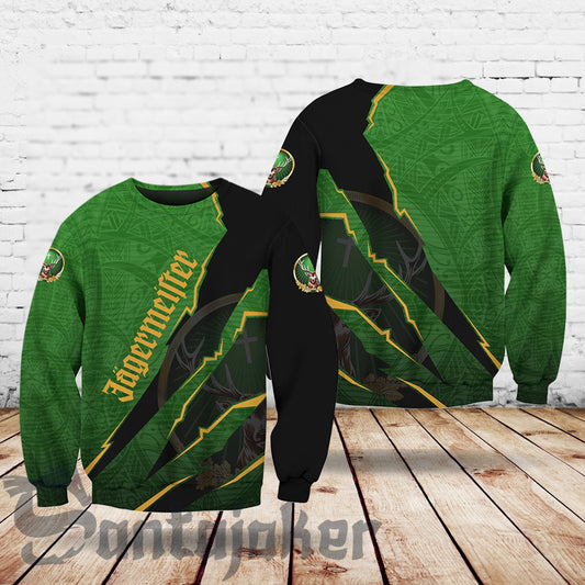 Jagermeister Monster Style Fleece Sweatshirt