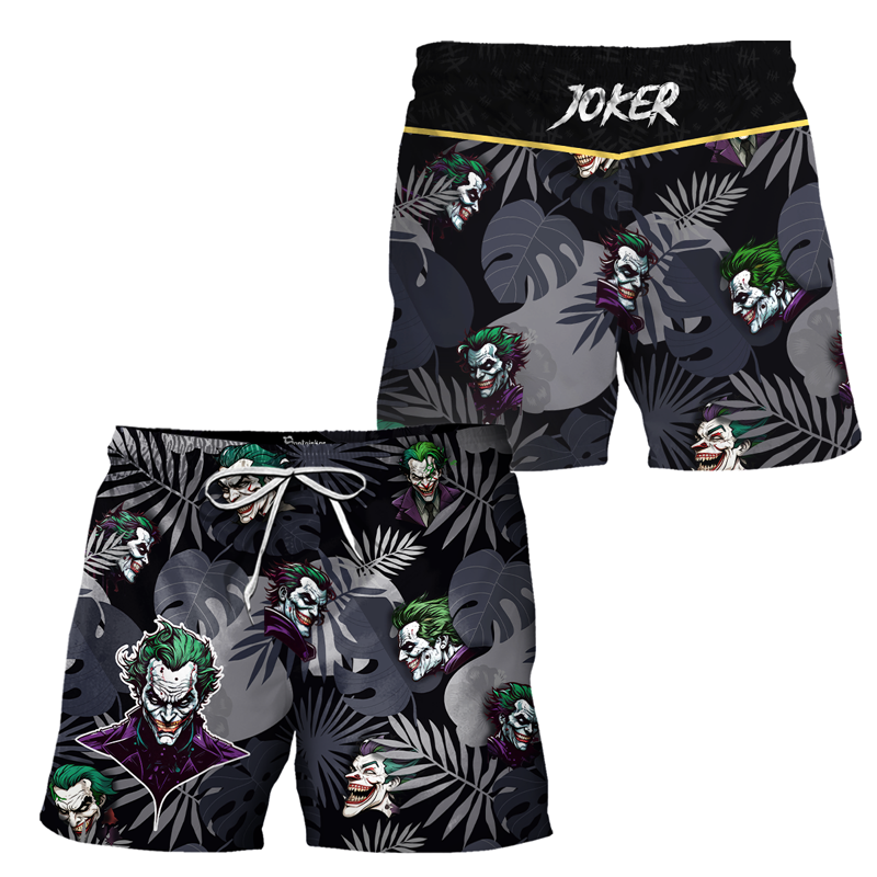 Palm Tree The Joker Smiling Teeth Hawaii Shorts