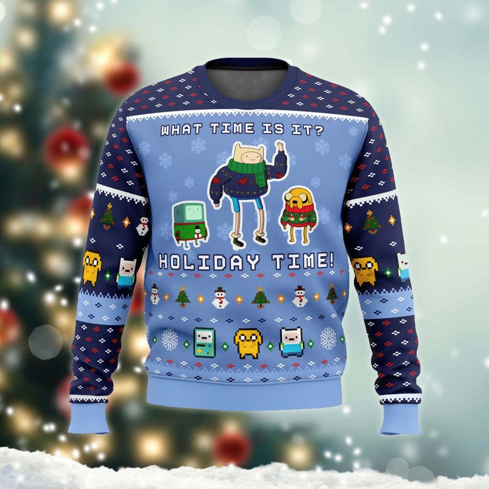 Adventure Time Holiday Time Ugly Sweater - Santa Joker
