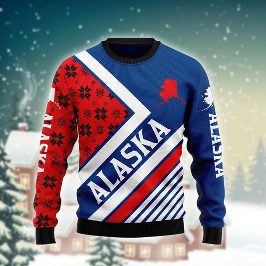 Alaska United States Of America Sweater - Santa Joker