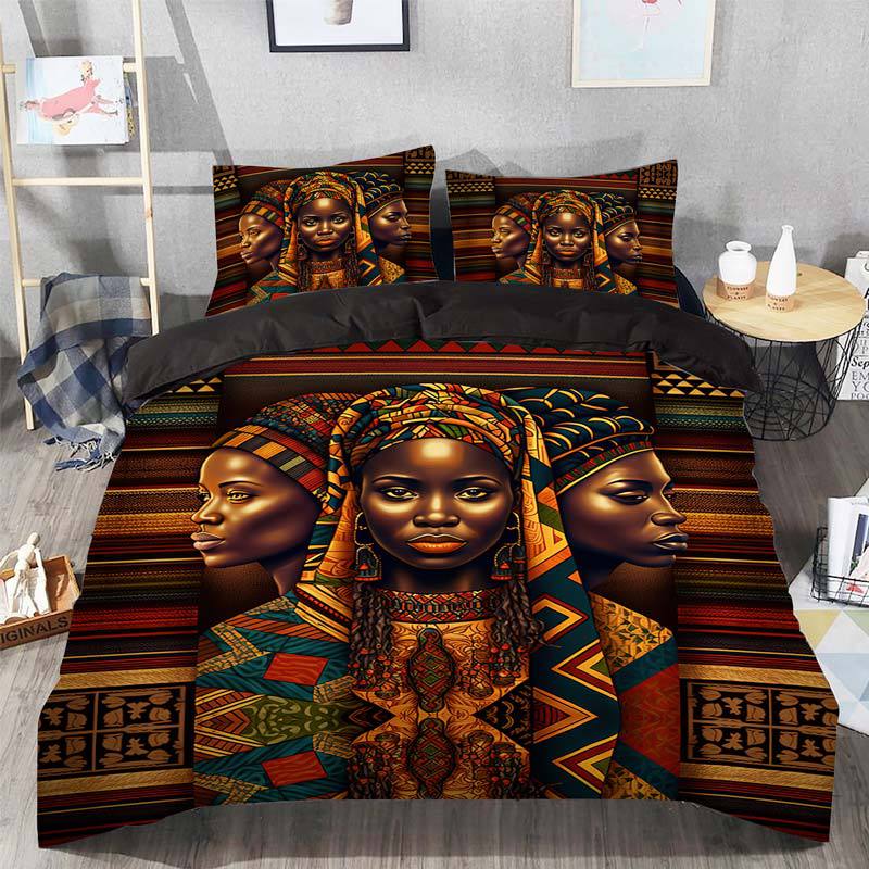 Black Queen African American Melanin Bedding Set | Black Queen Bedding