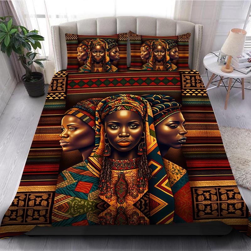 Black Queen African American Melanin Bedding Set