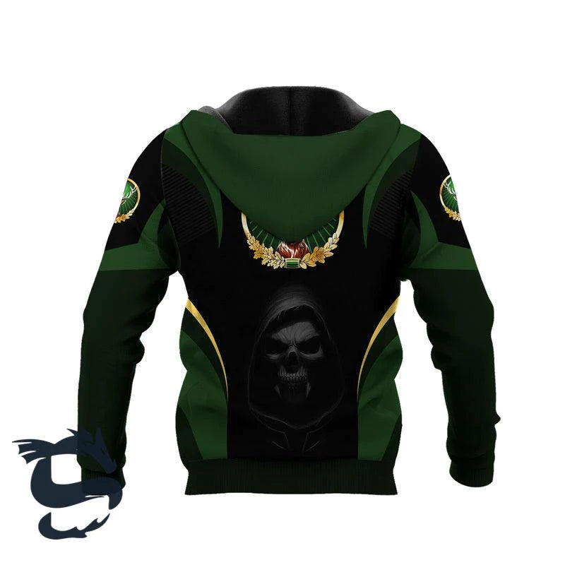 Black Skull Jagermeister Liqueur Hoodie & Zip Hoodie - Santa Joker