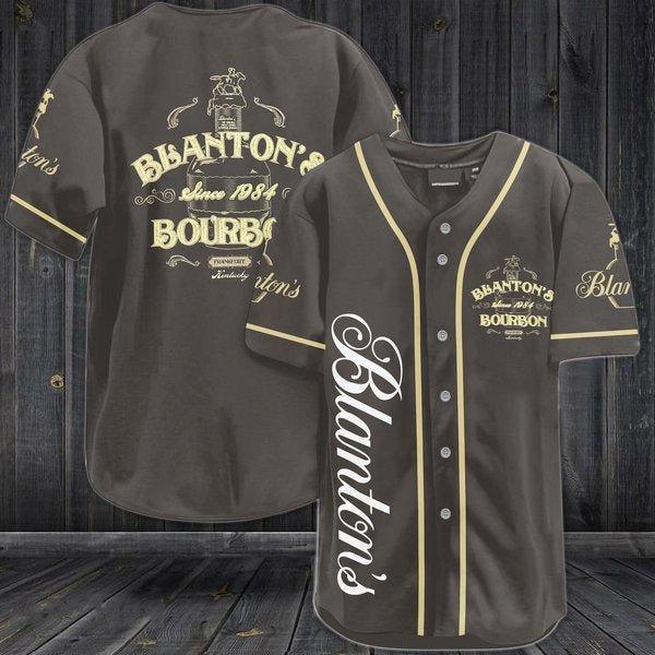 Brown Blanton's Whiskey Baseball Jersey - Santa Joker
