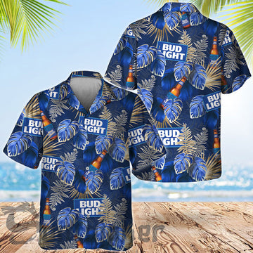Bud Light Palm Tropical Vibe Hawaii Shirt