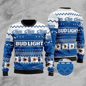 Bud Light Christmas Sweater - Santa Joker