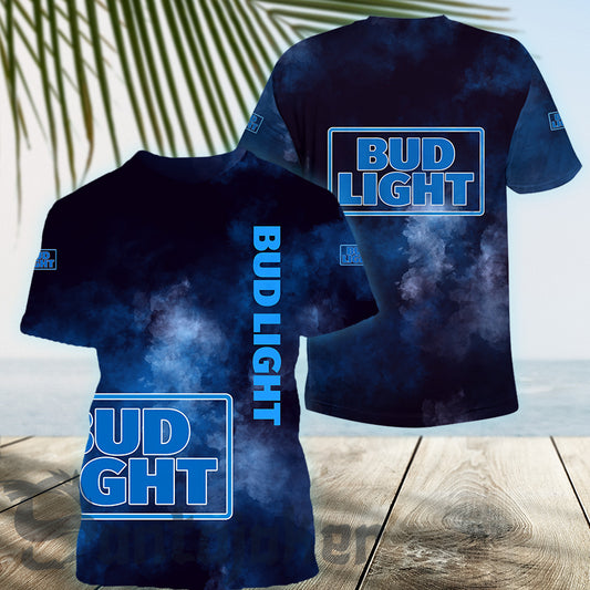 Bud Light Colorful Smoke T-shirt