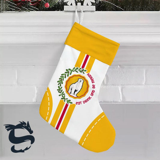 Bundaberg Eat Drink And Be Merry Christmas Stockings - Santa Joker