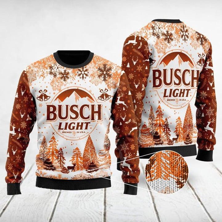 Busch Light Ugly Christmas Sweater Busch Light Christmas Sweater