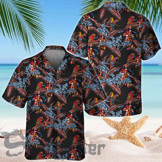 Jungle Bird Aloha Captain Morgan Hawaiian Shirt