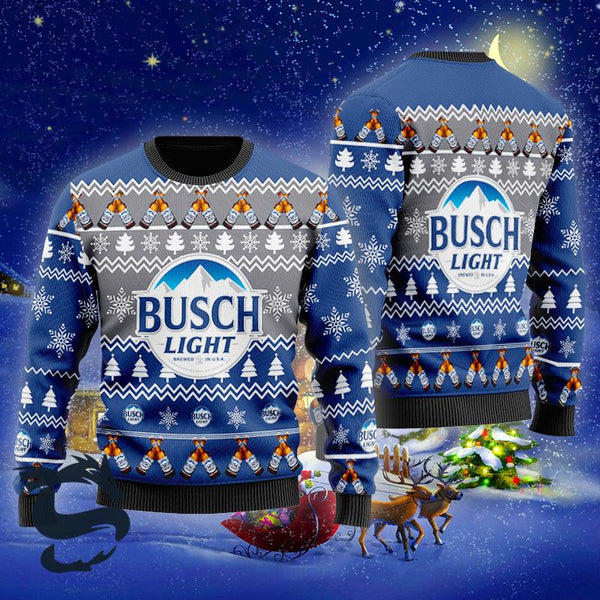 Busch light hot sale ugly sweater