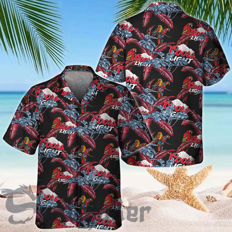 Jungle Bird Aloha Coors Light Hawaiian Shirt