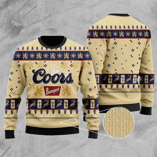 Coors Banquet Christmas Sweater - Santa Joker