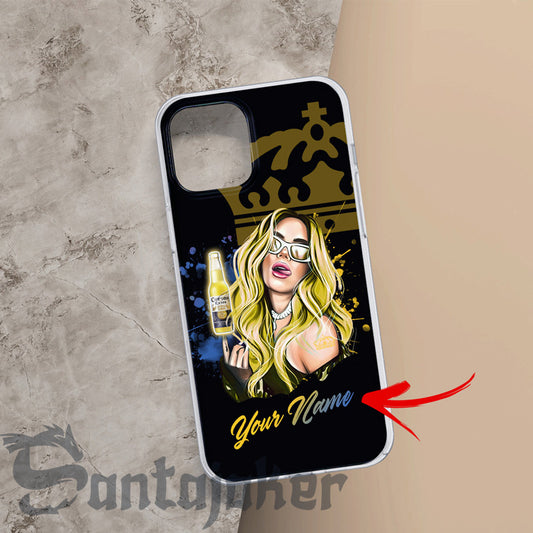 Personalized The Girl Get Drunk With Corona Extra Phone Case
