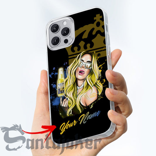 Personalized The Girl Get Drunk With Corona Extra Phone Case
