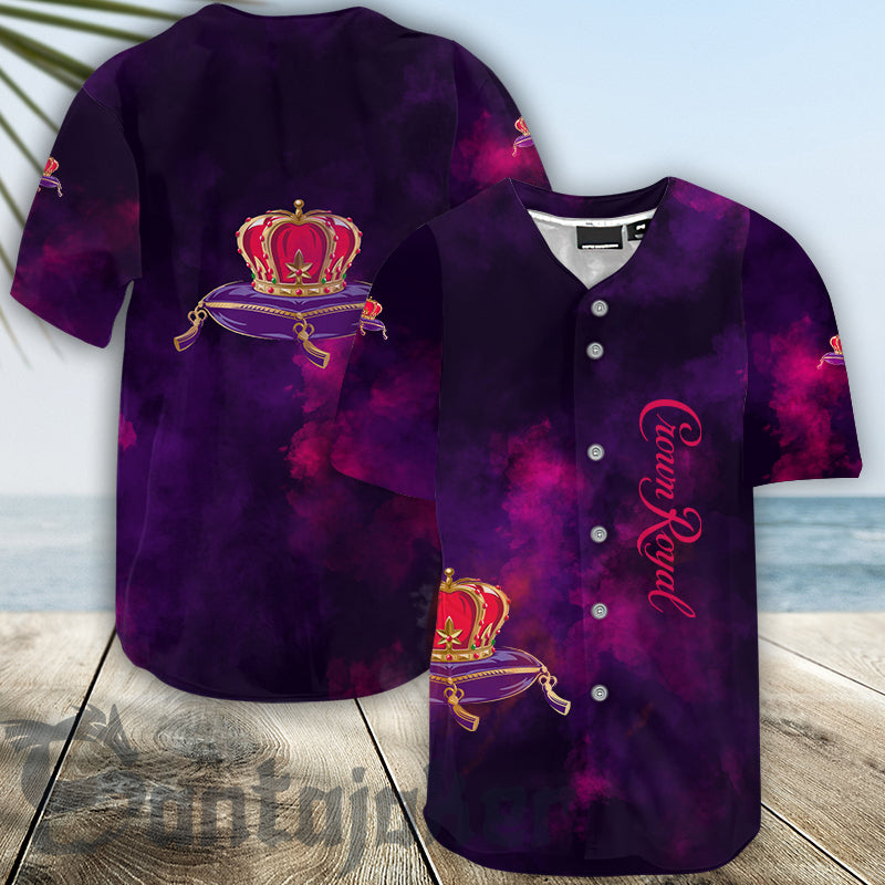 Crown Royal Colorful Smoke Baseball Jersey
