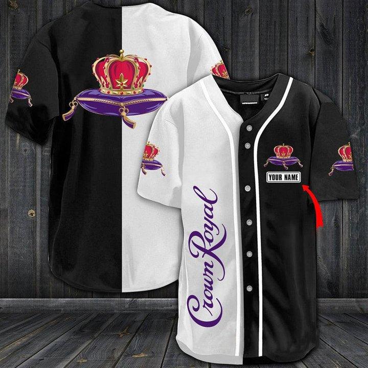 Custom Name Multicolor Crown Royal Jersey Shirt - Santa Joker